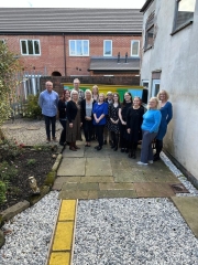 Team in the garden autumn 2024