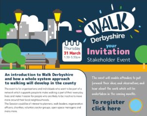 Active Derbyshire Stakeholder Event @ Zoom